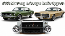 1968 Mustang or Cougar AM radio with Bluetooth & FM
