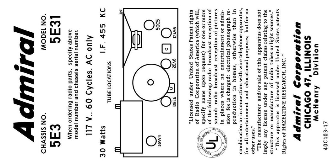 ADMIRAL-5E31