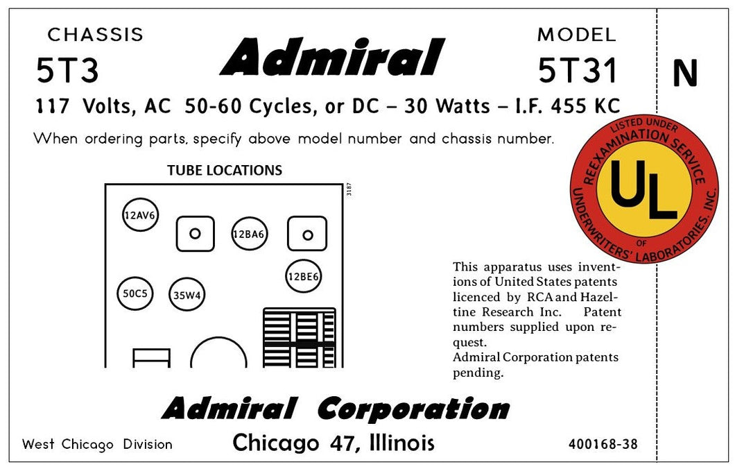 ADMIRAL-5T31