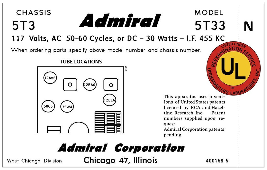 ADMIRAL-5T33