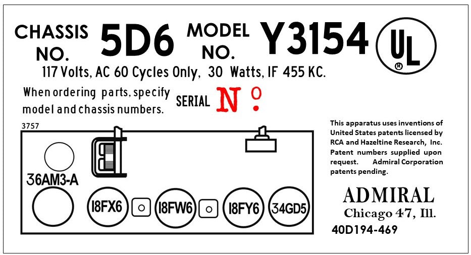 ADMIRAL-Y3154