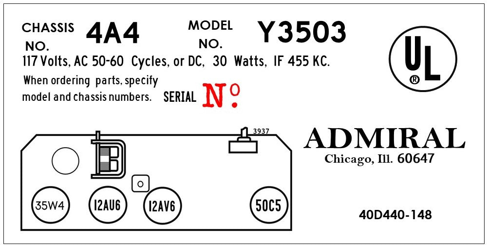ADMIRAL-Y3503