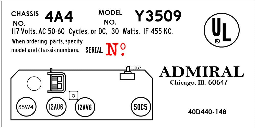 ADMIRAL-Y3509