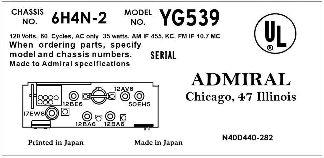 ADMIRAL-YG539