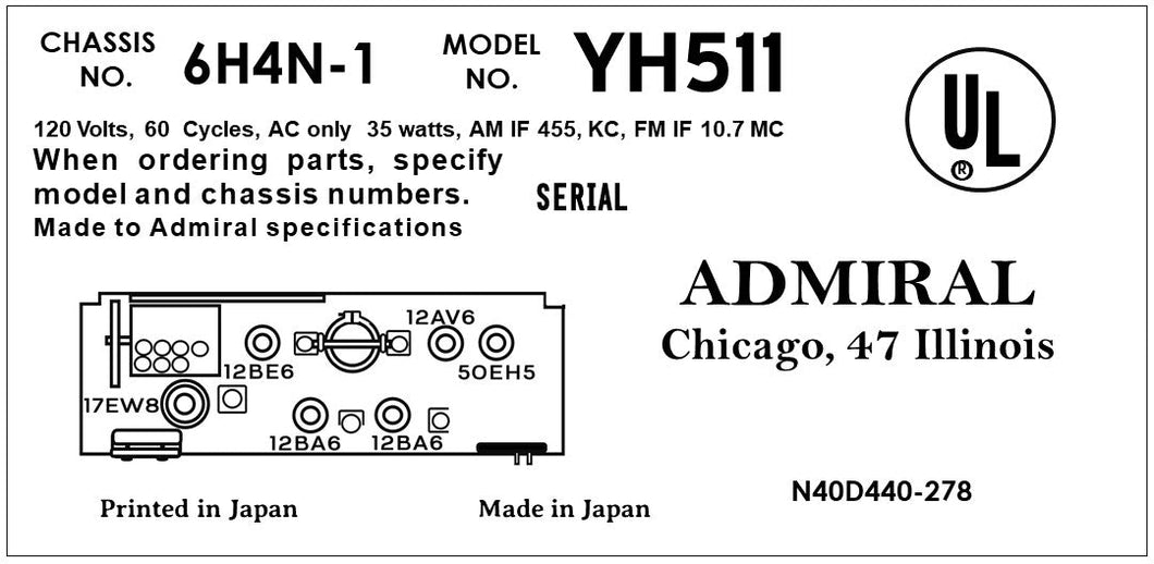 ADMIRAL-YH511