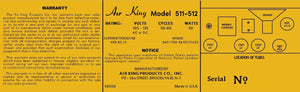 AIR-KING-511-512-12SK7