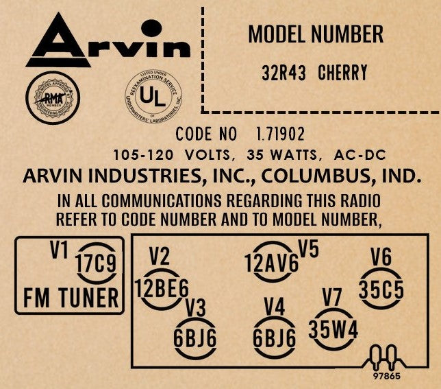 ARVIN-32R43