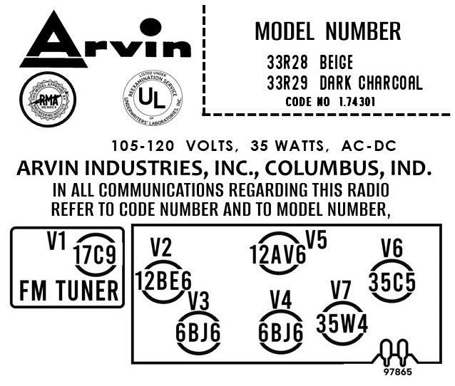 ARVIN-33R28-33R29