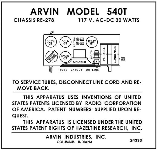 ARVIN-540T
