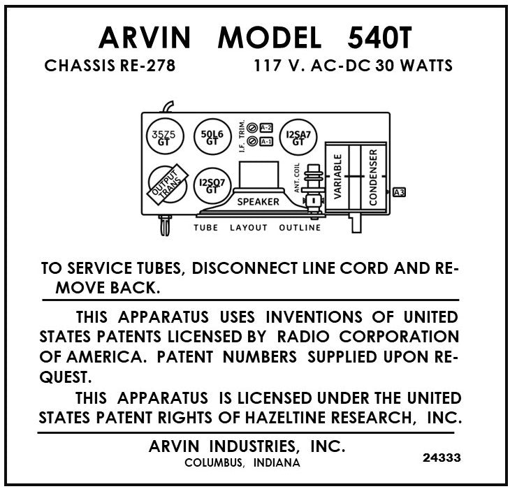 ARVIN-540T