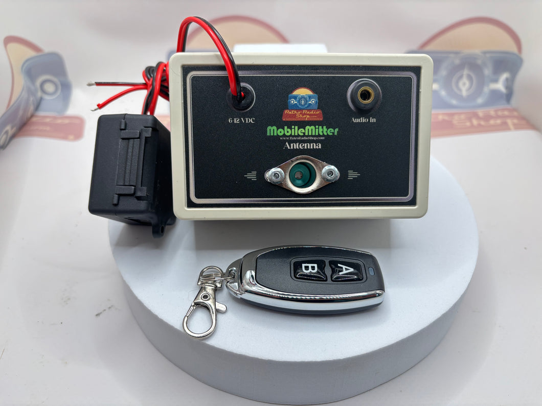“MobileMitter” Car AM Transmitter And Bluetooth/FM Adapter To Upgrade Or Ad Bluetooth To Your Retro Vintage Or Antique Car Radio