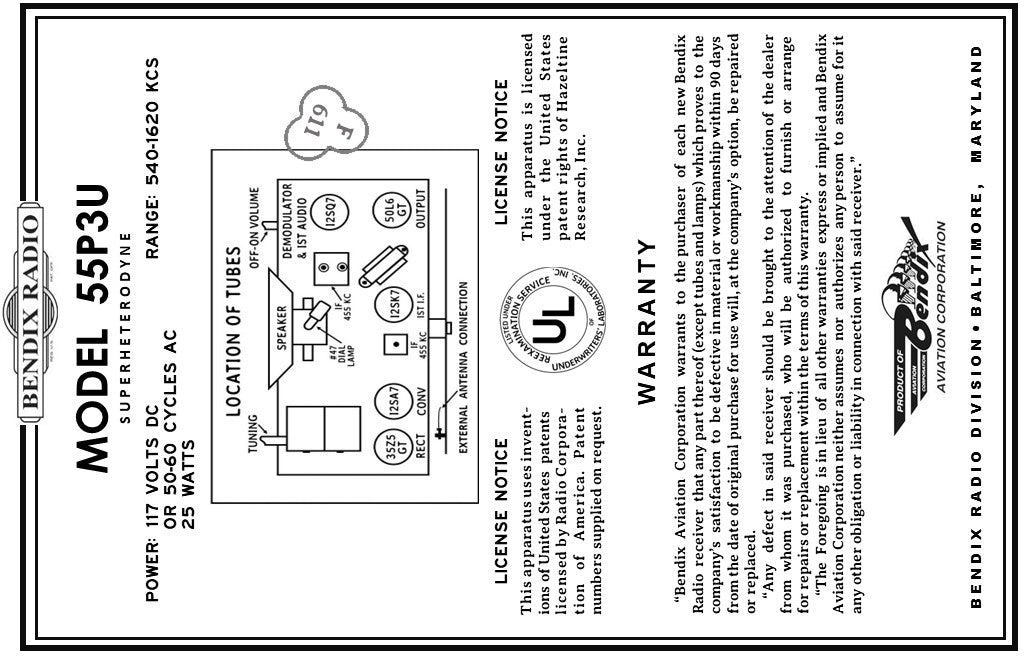 BENDIX-55P3U