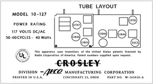 CROSLEY-10-127