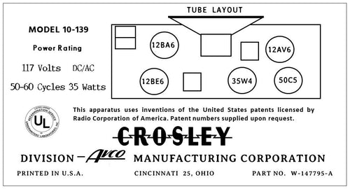 CROSLEY-10-139