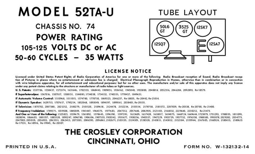 CROSLEY-52TA-U