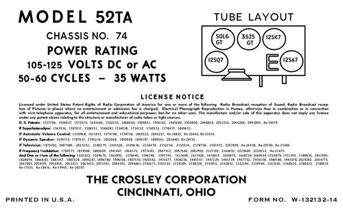 CROSLEY-52TA