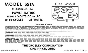 CROSLEY-52TA
