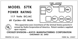 CROSLEY-57TK