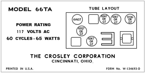CROSLEY-66TA