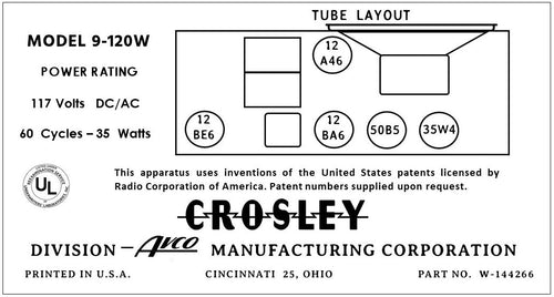 CROSLEY-9-120