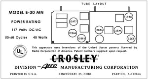 CROSLEY-E-30MN