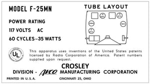 CROSLEY-F25MN