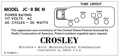 CROSLEY-JC-8BKN