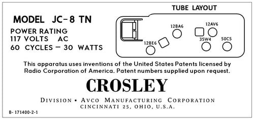 CROSLEY-JC-8TN