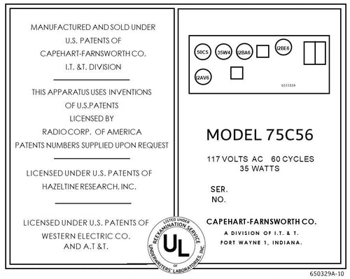 Capehart-Farnsworth-75C56