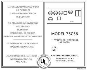 Capehart-Farnsworth-75C56