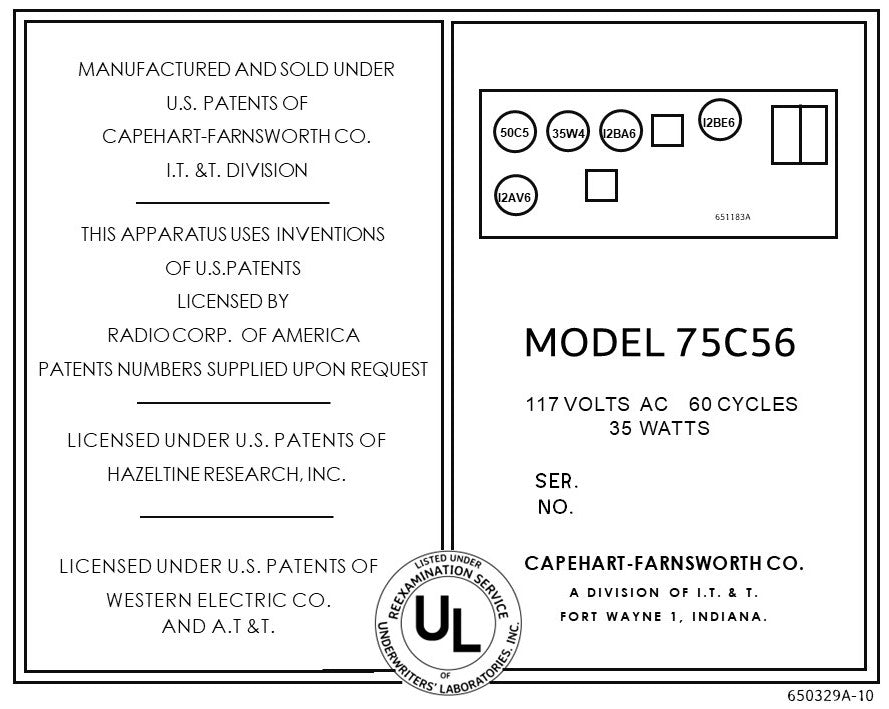 Capehart-Farnsworth-75C56