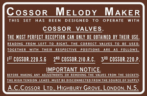 Cossor-Melody-maker