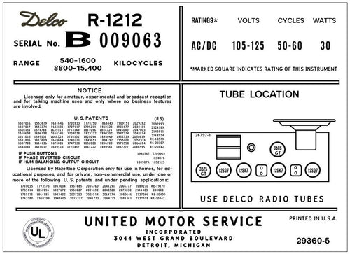 DELCO-R1212