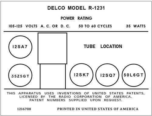 DELCO-R1231