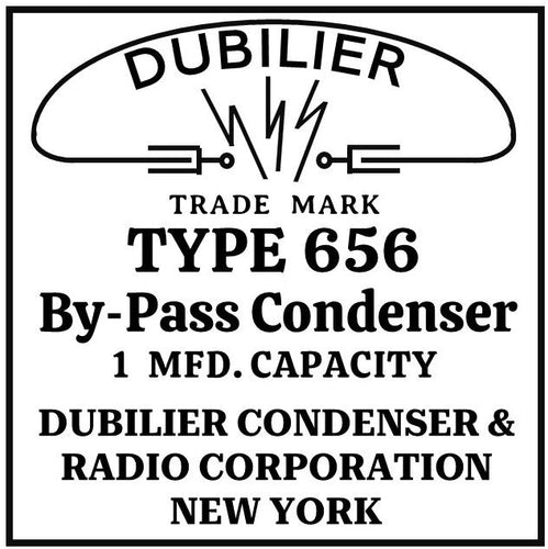 DUBILIER-CONDENSER