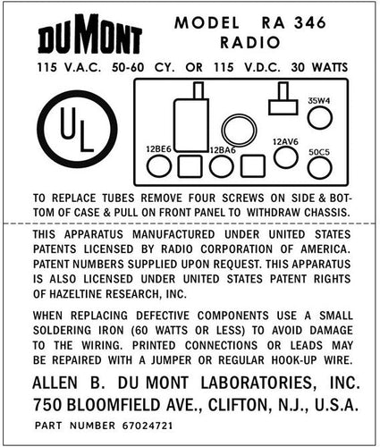 DUMONT-RA346