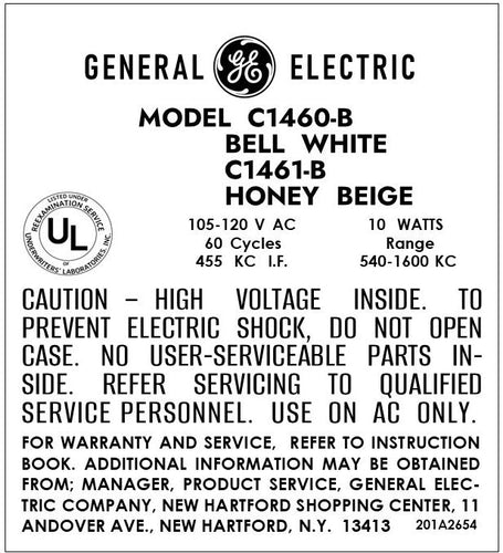GE-C1460B-C1461B