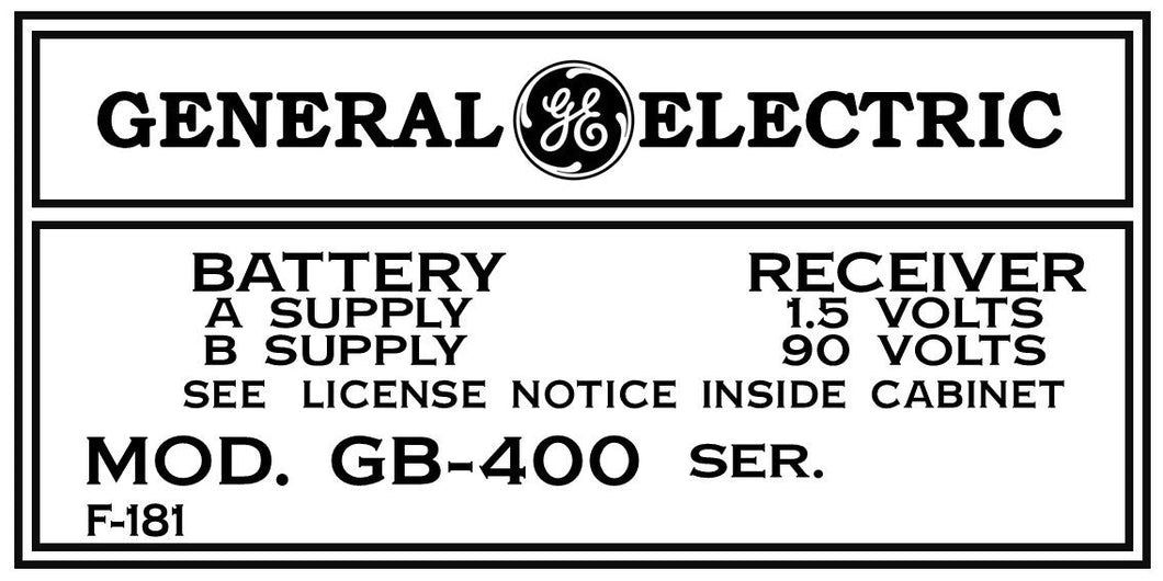 GE-GB-400