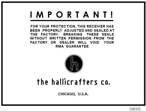 HALLICRAFTERS-IMPORTANT-NOTICE