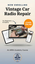 Vintage Car Radio Repair Course (Online)