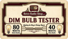 Retro Radio Shop Dim Bulb Tester  panel