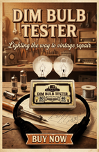 Retro Radio Shop Dim Bulb  ad 