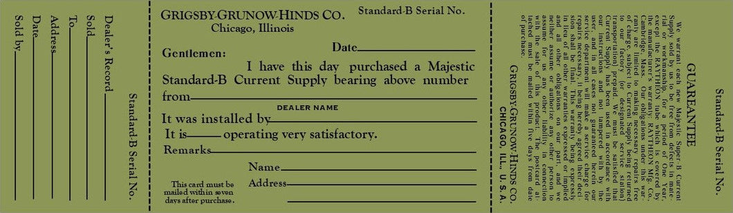 MAJESTIC-SUPER-B-CURRENT-SUPPLY-POST-CARD-BACK-STANDARD-B