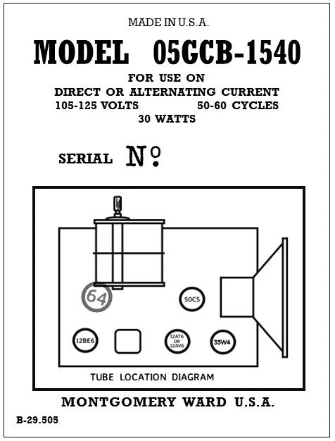 MONTGOMERY-WARD-05GCB-1540A