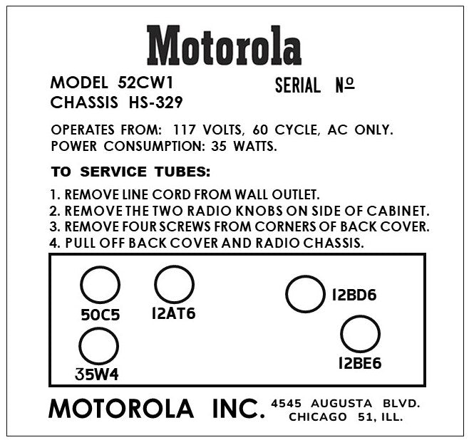 MOTOROLA-52CW1