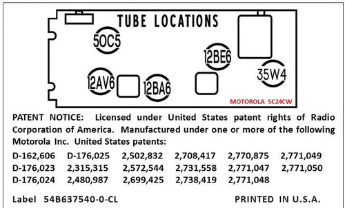 MOTOROLA-5C24CW-PART-B