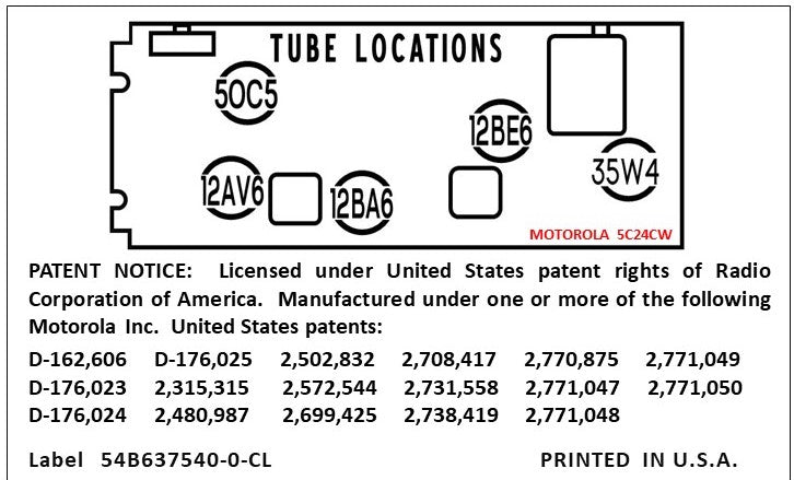 MOTOROLA-5C24CW-PART-B