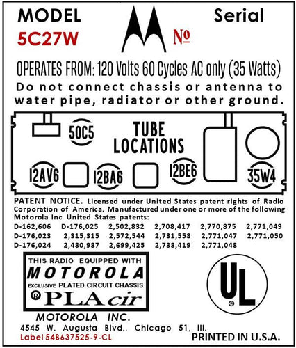 MOTOROLA-5C27W