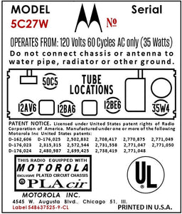 MOTOROLA-5C27W