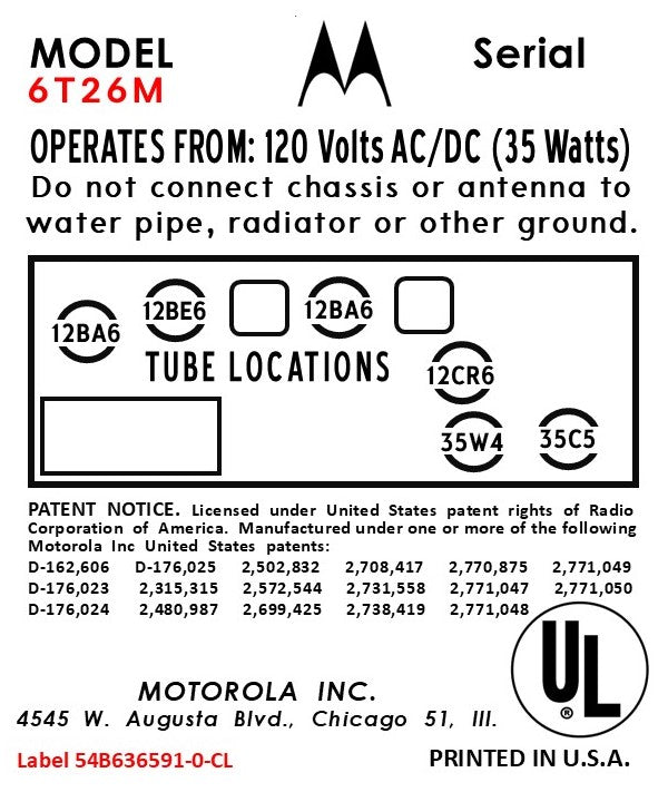 MOTOROLA-6T26
